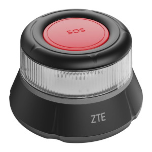 BALIZA V16 ZTE E1 NEGRA  CERTIFICADA BATERÍA 9V IN