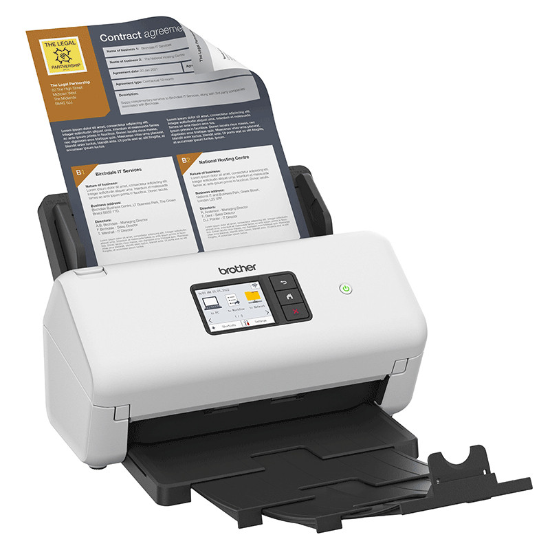 SCANNER BROTHER SOBREMESA ADS4550W ADF 60 HOJAS WIFI