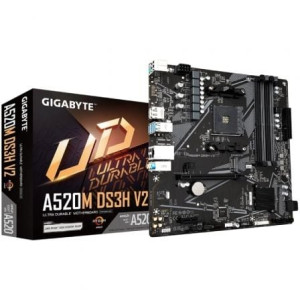 PLACA BASE GIGABYTE A520M DS3H V2 AM4 DDR4 PCIE 3.0 MICRO 