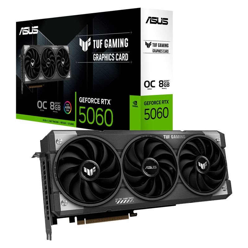 VGA ASUS TUF GAMING GEFORCE RTX 5060 OC 8GB GDDR7