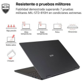 Portátil LG Gram 14ZD90T-G AX88B Intel Core Ultra 7-255H/ 32GB/ 1TB SSD/ 14"/ Sin Sistema Operativo