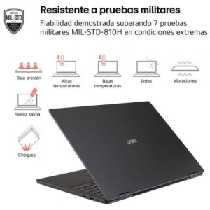 Portátil LG Gram 16ZD90T-G AX88B Intel Core Ultra 7-255H/ 32GB/ 1TB SSD/ 16"/ Sin Sistema Operativo