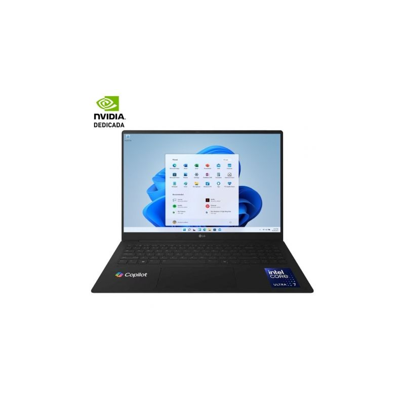 Portátil LG Gram Pro 16Z90TR-E.AD88B Intel Core Ultra 7-255H/ 32GB/ 1TB SSD/ GeForce RTX 5050/ 16"/ Win11