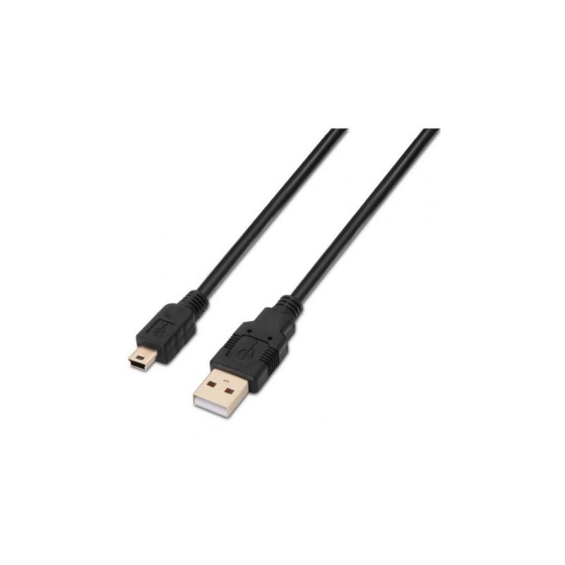 CABLE USB AISENS USB MACHO A MINIUSB MACHO 3M NEGRO