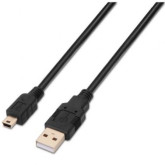 CABLE USB AISENS USB MACHO A MINIUSB MACHO 3M NEGRO
