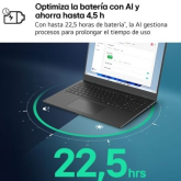 Portátil LG Gram 17ZD90T-G.AX88B Intel Core Ultra 7-255H 32GB/ 1TB SSD/ 17"/ Sin Sistema Operativo