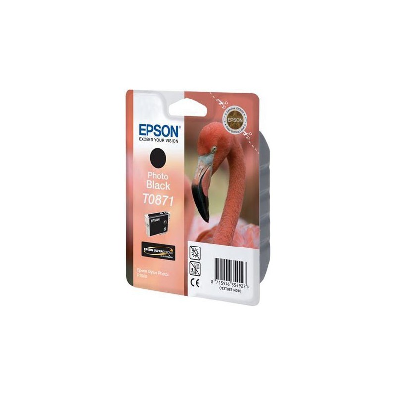 INK JET EPSON ORIGINAL C13T08714010 NEGRO FOTO