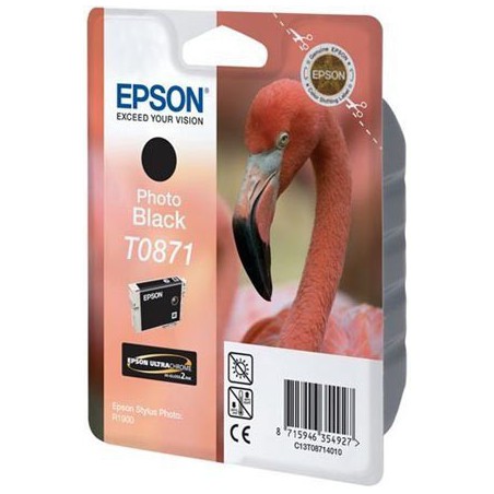 INK JET EPSON ORIGINAL C13T08714010 NEGRO FOTO