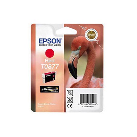 INK JET EPSON ORIGINAL C13T08774010 ROJO