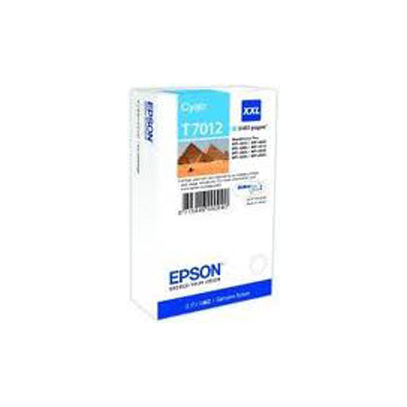 INK JET EPSON ORIGINAL C13T7012 CYAN  3400PA