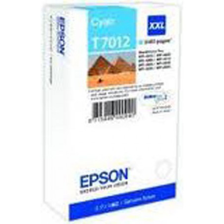 INK JET EPSON ORIGINAL C13T7012 CYAN  3400PA