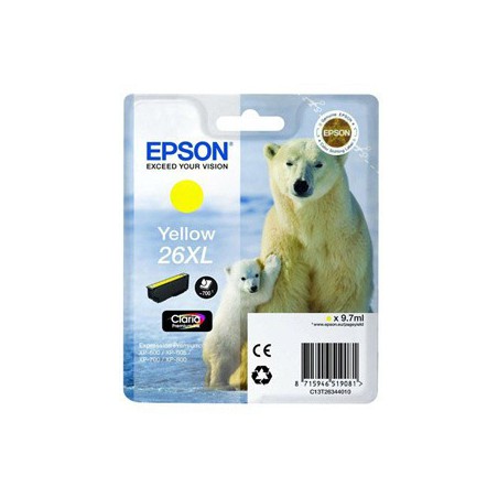 INK JET EPSON ORIG. C13T26344010 26XL YELLOW