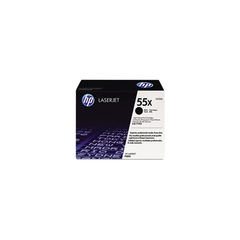 TONER HP ORIG. CE255X NEGRO 12.500 PAG.