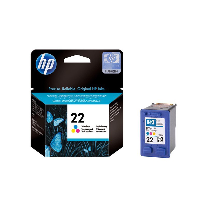INK JET HP ORIG. C9352A   Nº22  COLOR