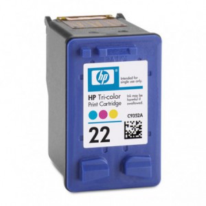 INK JET HP ORIG. C9352A   Nº22  COLOR