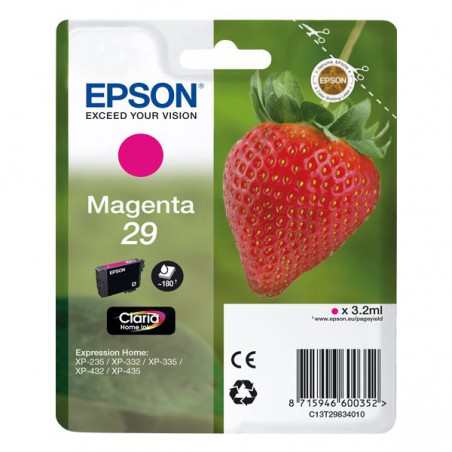 INK JET EPSON ORIG. C13T298340 MAGENTA   XP235