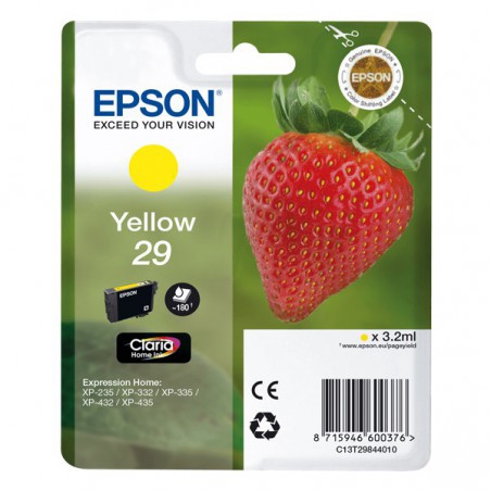 INK JET EPSON ORIG. C13T298440 AMARILLO XP235