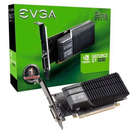 VGA GEFORCE EVGA GTX1030 SC 2GB DDR5  PERFIL BAJO