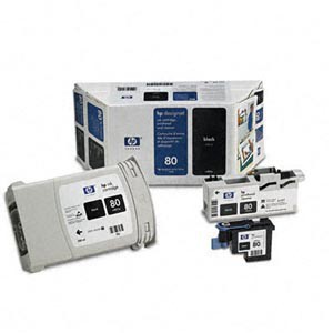 INK JET HP ORIG. C4890A  Nº80 NEGRO