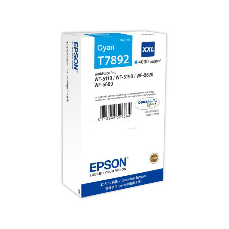 INK JET EPSON ORIGINAL C13T789240 CYAN