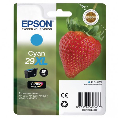 INK JET EPSON ORIG. C13T29924012 CYAN XL 