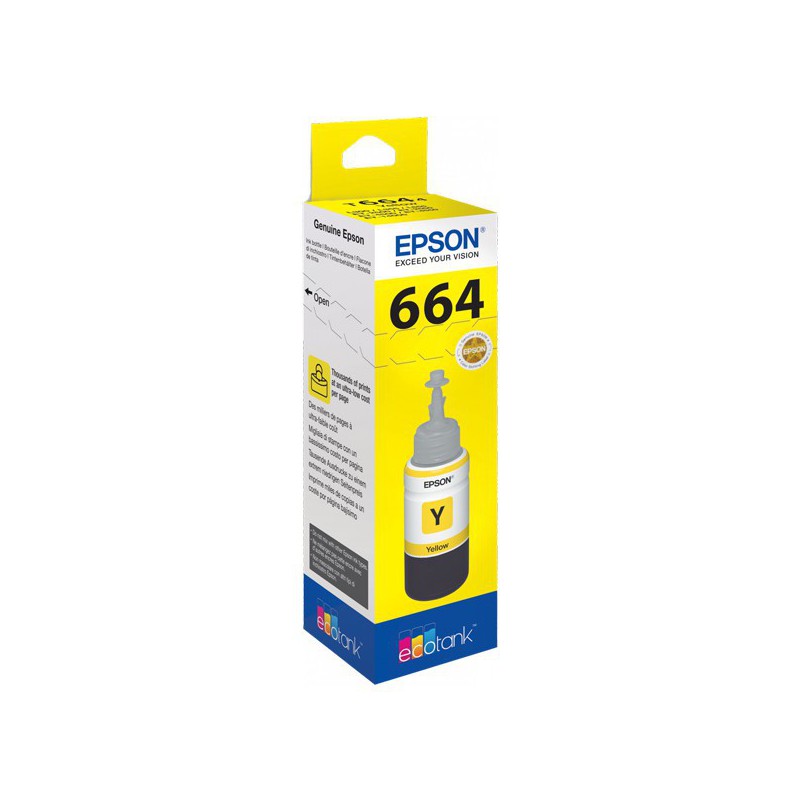 INK JET EPSON ORIG.C13T664440 ECOTANK ET2500 AMARILLO