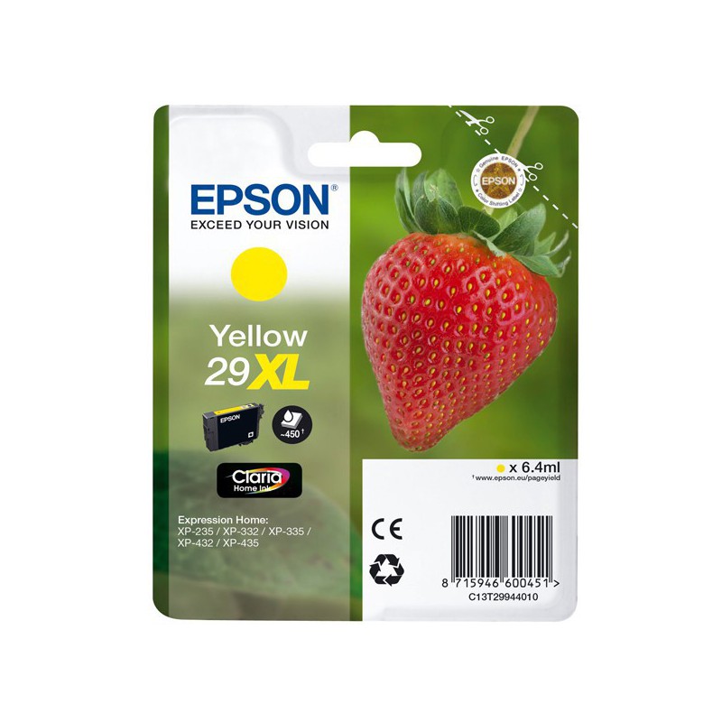 INK JET EPSON ORIG. C13T29944012 AMARILLO XL 