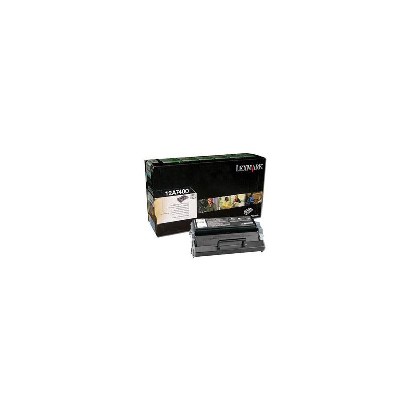 TONER LEXMARK ORIG. RETORNABLE 12A7400