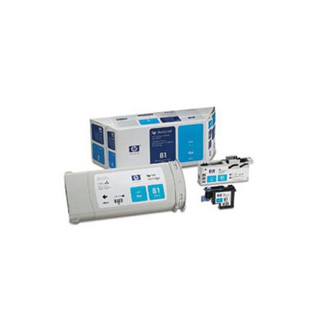 INK JET HP ORIG. C4991A  Nº81 KIT CYAN