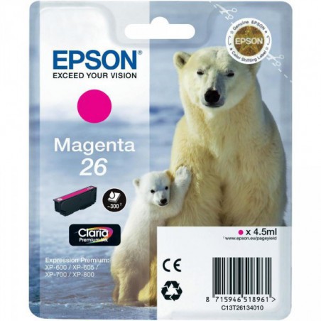 INK JET EPSON ORIG.C13T26134010 MAGENTA