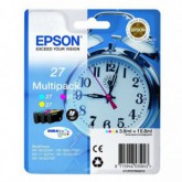 INK JET EPSON ORIG. C13T27054  Nº27  PACK 3-COLORES