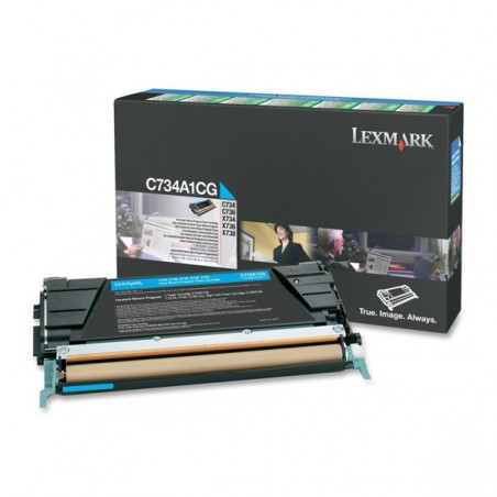 TONER LEXMARK ORIG.C734A1CG 6.000 PAG. 