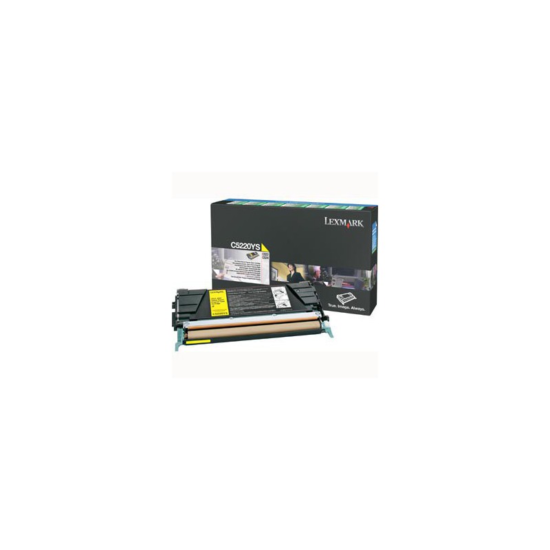 TONER LEXMARK ORIG. C522/524 AMARILLO C5220YS