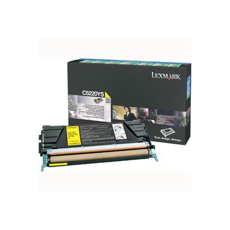 TONER LEXMARK ORIG. C522/524 AMARILLO C5220YS