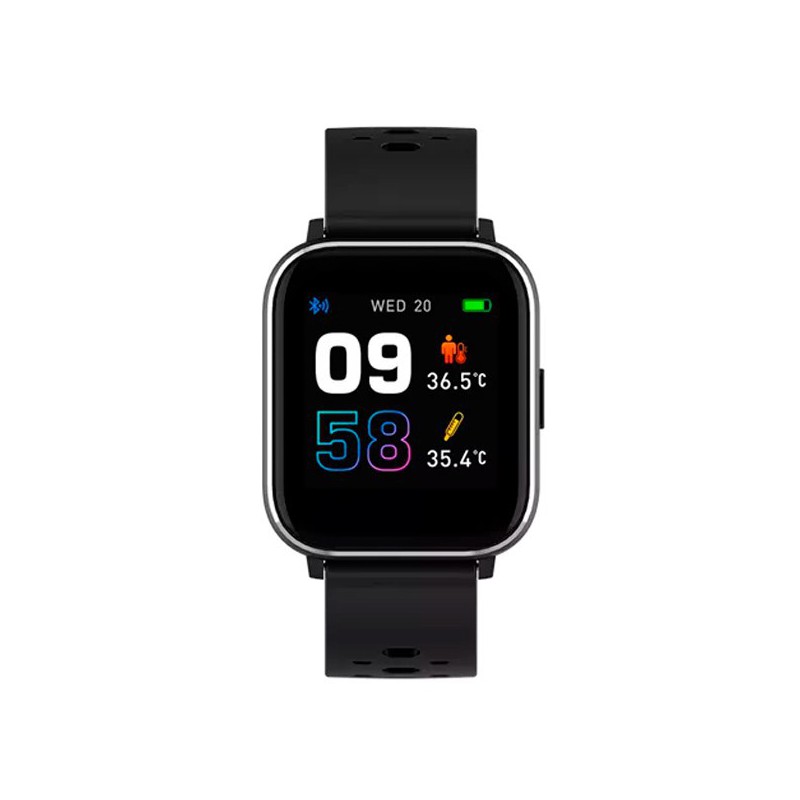 SMARTWATCH DENVER IPS 1.4" + BOTON RETORNO SW-164 NEGRO