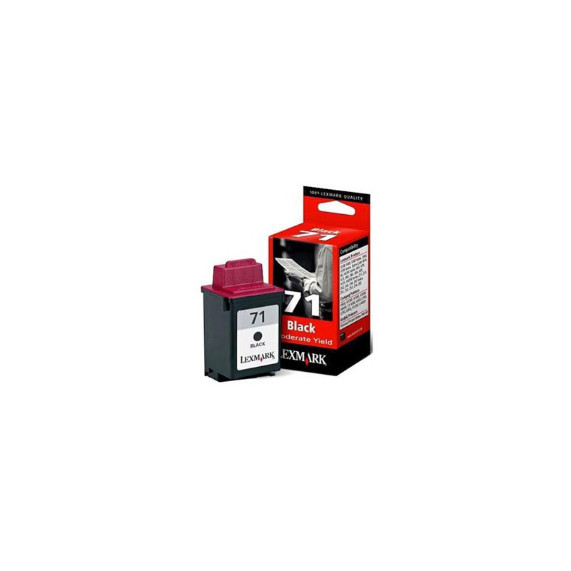 INK JET LEXMARK ORIG.15MX971E Nº 71 NEGRO