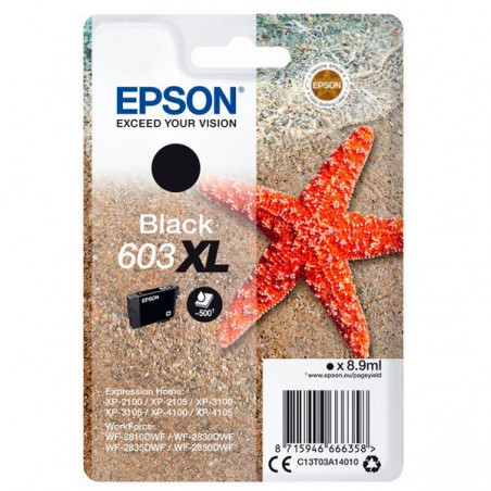 INK JET EPSON ORIGINAL C13T03A14010 603XL  NEGRO