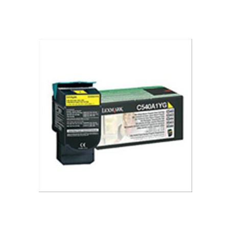 TONER LEXMARK ORIG.OC540A1YG AMARILLO RETORNA