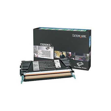 TONER LEXMARK ORIG. C5200KS NEGRO 1500 PAG