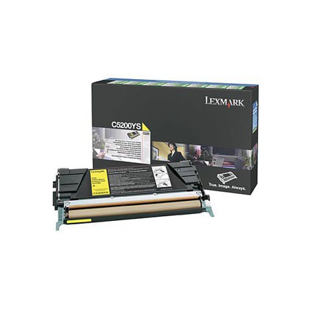 TONER LEXMARK ORIG. C5200YS AMARILLO 1500 PAG