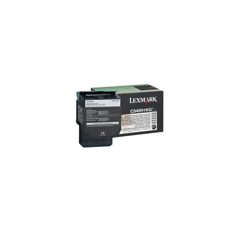 TONER LEXMARK ORIG.C540H1KG NEGRO RETORNABLE