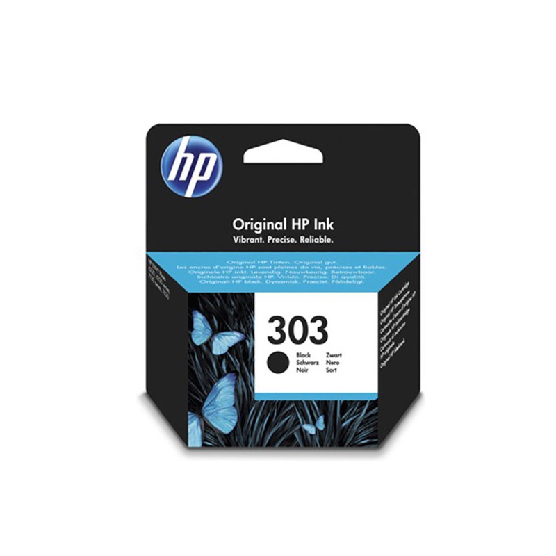 INK JET HP ORIG. T6N02AE Nº303 NEGRO 200 PAG.