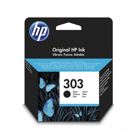 INK JET HP ORIG. T6N02AE Nº303 NEGRO 200 PAG.