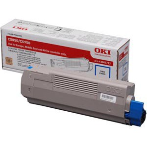 TONER OKI ORIG. C5850/5950 CYAN  6000 PAG