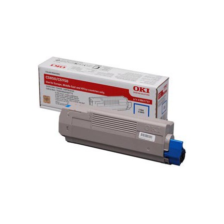 TONER OKI ORIG. C5850/5950 CYAN  6000 PAG