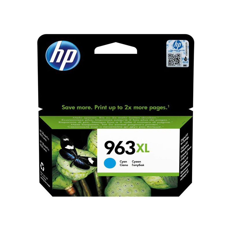 INK JET HP ORIG. Nº963 XL CYAN 3JA27AE