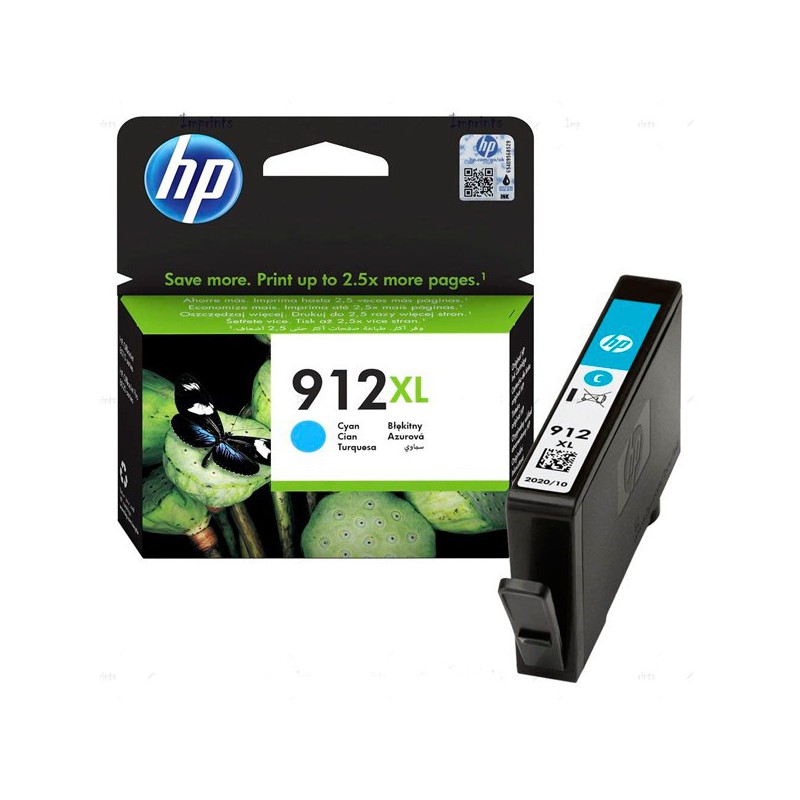 INK JET HP ORIG. Nº 912XL CYAN  3YL81AE