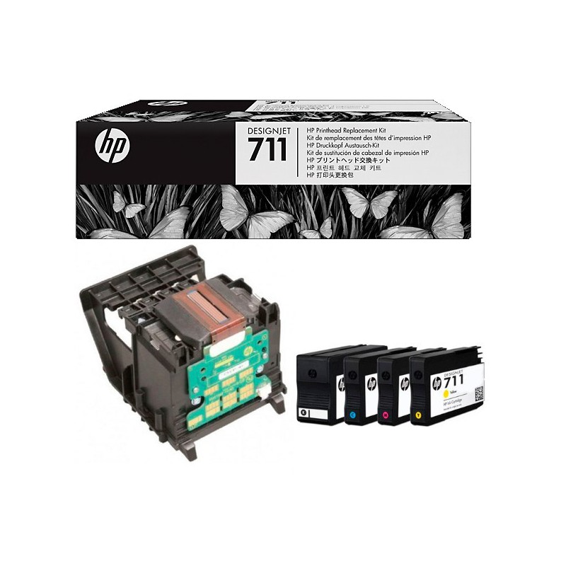 CABEZAL DE IMPRESION HP ORIG.711 T520/T120 C1Q10A