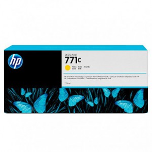 INK JET HP ORIG. Nº771 AMARILLO DESIGNJET Z6200 775ML B6Y10A