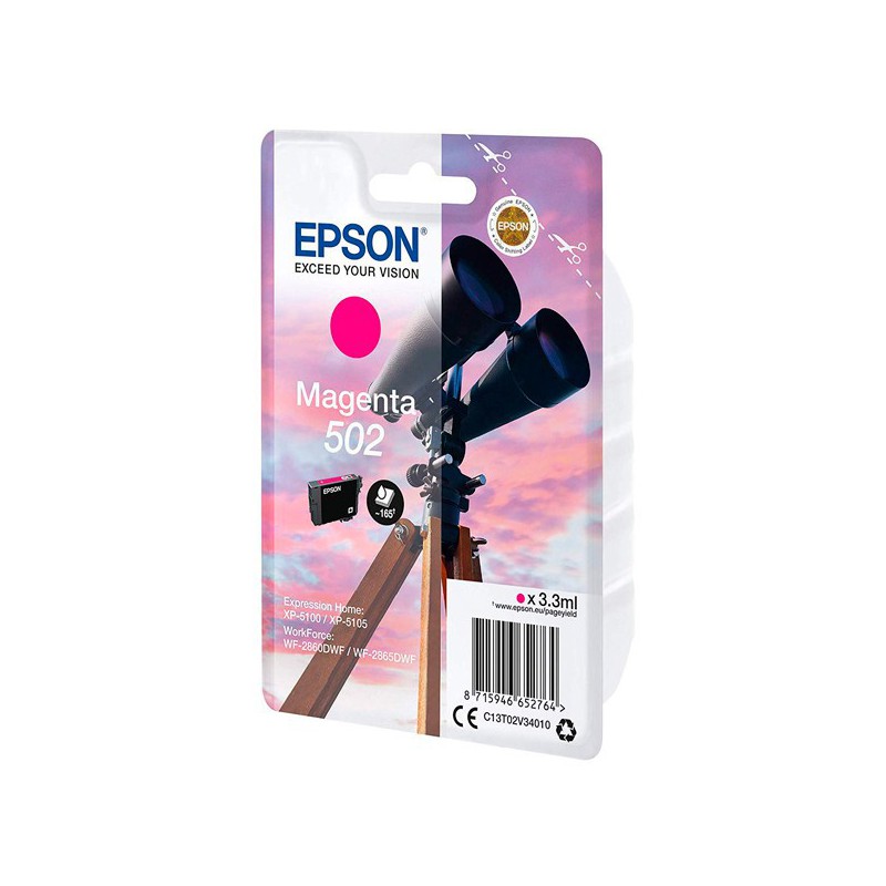INK JET EPSON ORIG.C13T02V34010 Nº502 MAGENTA